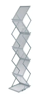 Металлическая двухсторонняя буклетница в сумке