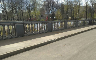 Подготовка макетов фальшстены на основе архитектурного проекта балюстрады