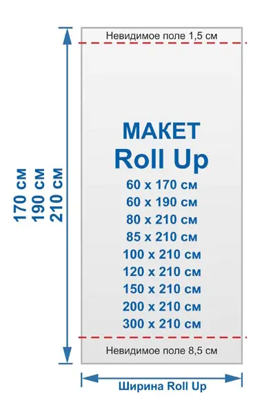 Тех. требования к Roll Up`ам