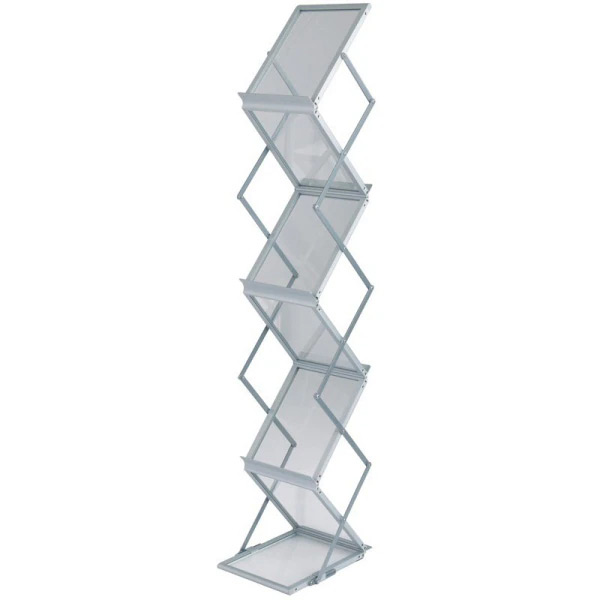 Металлическая двухсторонняя буклетница в сумке